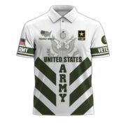 Premium US Veterans Polo Shirt BPHN280411, Gifts For US Veterans, Gifts On Father's Day, Armed Forces Day, Veterans Day. - Image 5