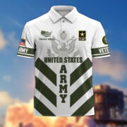 Premium US Veterans Polo Shirt BPHN280411, Gifts For US Veterans, Gifts On Father's Day, Armed Forces Day, Veterans Day. - Image 5