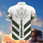 Premium US Veterans Polo Shirt BPHN280411, Gifts For US Veterans, Gifts On Father's Day, Armed Forces Day, Veterans Day. - Image 6