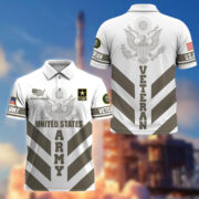 Premium US Veterans Polo Shirt BPHN280411, Gifts For US Veterans, Gifts On Father's Day, Armed Forces Day, Veterans Day. - Image 4