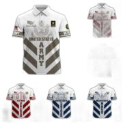 Premium US Veterans Polo Shirt BPHN280411, Gifts For US Veterans, Gifts On Father's Day, Armed Forces Day, Veterans Day.