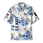 Unique Custom Name, Rank, US Navy Hawaiian Shirt VPVC406202, Gifts For Navy Veteran, Best Gifts On Father's Day, Independence Day, Veterans Day.