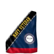 Premium Custom Name, Rank, Unit US Navy American Flag, Gift For Navy Veteran Garden Flag - House Flag BPVC060612 - Image 2