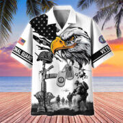 Premium US Veterans Hawaiian Shirt BPHN160611, Gifts For US Veterans, Gifts On Armed Forces Day, Independence Day, Veterans Day. - Image 5
