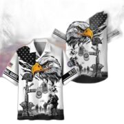 Premium US Veterans Hawaiian Shirt BPHN160611, Gifts For US Veterans, Gifts On Armed Forces Day, Independence Day, Veterans Day. - Image 7