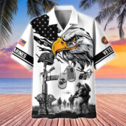 Premium US Veterans Hawaiian Shirt BPHN160611, Gifts For US Veterans, Gifts On Armed Forces Day, Independence Day, Veterans Day. - Image 14