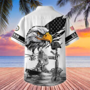 Premium US Veterans Hawaiian Shirt BPHN160611, Gifts For US Veterans, Gifts On Armed Forces Day, Independence Day, Veterans Day. - Image 9
