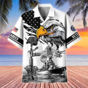 Premium US Veterans Hawaiian Shirt BPHN160611, Gifts For US Veterans, Gifts On Armed Forces Day, Independence Day, Veterans Day. - Image 11
