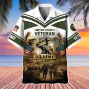 Premium US Veterans Hawaiian Shirt BPHN120611, Gifts For US Veterans, Gifts On Independence Day, Veterans Day. - Image 5