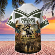 Premium US Veterans Hawaiian Shirt BPHN120611, Gifts For US Veterans, Gifts On Independence Day, Veterans Day. - Image 6