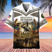 Premium US Veterans Hawaiian Shirt BPHN120611, Gifts For US Veterans, Gifts On Independence Day, Veterans Day. - Image 2