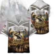Premium US Veterans Hawaiian Shirt BPHN120611, Gifts For US Veterans, Gifts On Independence Day, Veterans Day. - Image 4