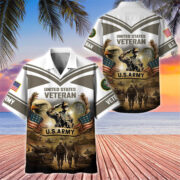 Premium US Veterans Hawaiian Shirt BPHN120611, Gifts For US Veterans, Gifts On Independence Day, Veterans Day. - Image 4