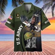 Premium US Veterans Hawaiian Shirt BPHN040611, Gifts For US Veterans, Gifts On Independence Day, Veterans Day. - Image 2