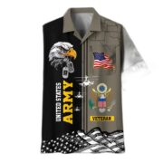 Premium US Veterans Hawaiian Shirt With Pocket BPVC200602, Gifts For US Veterans, Gifts On Independence Day, Veterans Day. - Image 2