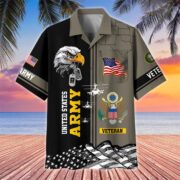 Premium US Veterans Hawaiian Shirt With Pocket BPVC200602, Gifts For US Veterans, Gifts On Independence Day, Veterans Day. - Image 2