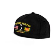 Premium Custom Vietnam Veteran Embroidered Hats VPVC307817, Gifts For Vietnam Veteran, Gifts On Father's Day, Armed Forces Day, Independence Day, Veterans Day. - Image 2