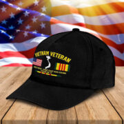 Premium Custom Vietnam Veteran Embroidered Hats VPVC307817, Gifts For Vietnam Veteran, Gifts On Father's Day, Armed Forces Day, Independence Day, Veterans Day. - Image 2