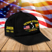 Premium Custom Vietnam Veteran Embroidered Hats VPVC307817, Gifts For Vietnam Veteran, Gifts On Father's Day, Armed Forces Day, Independence Day, Veterans Day. - Image 3