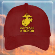 Premium USMC Embroidered Hats VPVC307862, 250th Anniversary Marine Corps Hat, Gifts For Marine Veteran, Gifts On Father's Day, Veterans Day.