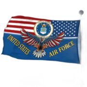 Premium USAF Grommet Flag BPVC300610, Gifts For US Veteran, Best Gifts On Father's Day, Independence Day, Veterans Day. - Image 2