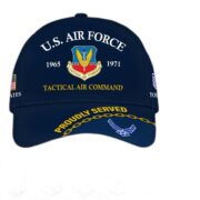 USAF Veteran Cap, Custom Name Rank, Year, Gifts for Air Force Veteran VPVC003904