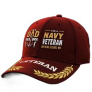 Premium US Navy Embroidered Hats VPVC308014, Gifts For Navy Veteran, Gifts On Father's Day, Armed Forces Day, Independence Day, Veterans Day.