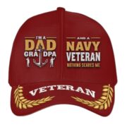 Premium US Navy Embroidered Hats VPVC308014, Gifts For Navy Veteran, Gifts On Father's Day, Armed Forces Day, Independence Day, Veterans Day. - Image 2