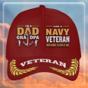 Premium US Navy Embroidered Hats VPVC308014, Gifts For Navy Veteran, Gifts On Father's Day, Armed Forces Day, Independence Day, Veterans Day. - Image 2