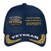 Premium US Navy Embroidered Hats VPVC308028, Gifts For Navy Veteran, Gifts On Father's Day, Armed Forces Day, Independence Day, Veterans Day. - Image 2