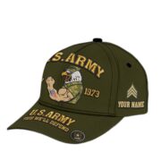 Premium Custom Name, Rank, US Veterans Embroidered Hats CPVC030701, Gift For US Veterans, Gifts On Father's Day, Armed Forces Day, Veterans Day. - Image 4