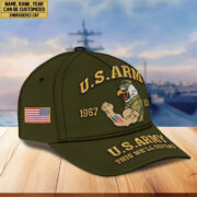 Premium Custom Name, Rank, US Veterans Embroidered Hats CPVC030701, Gift For US Veterans, Gifts On Father's Day, Armed Forces Day, Veterans Day. - Image 3