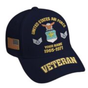 Premium Custom Name, Rank, Year, US Veterans Embroidered Hats BPVC300601, Gift For US Veterans, Gifts On Father's Day, Armed Forces Day, Veterans Day. - Image 12
