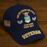Premium Custom Name, Rank, Year, US Veterans Embroidered Hats BPVC300601, Gift For US Veterans, Gifts On Father's Day, Armed Forces Day, Veterans Day. - Image 12