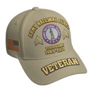 Premium Custom Name, Rank, Year, US Veterans Embroidered Hats BPVC300601, Gift For US Veterans, Gifts On Father's Day, Armed Forces Day, Veterans Day. - Image 4