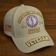 Premium Custom Name, Rank, Year, US Veterans Embroidered Hats BPVC300601, Gift For US Veterans, Gifts On Father's Day, Armed Forces Day, Veterans Day. - Image 4