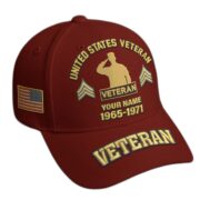Premium Custom Name, Rank, Year, US Veterans Embroidered Hats BPVC300601, Gift For US Veterans, Gifts On Father's Day, Armed Forces Day, Veterans Day. - Image 18