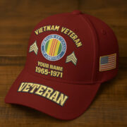 Premium Custom Name, Rank, Year, US Veterans Embroidered Hats BPVC300601, Gift For US Veterans, Gifts On Father's Day, Armed Forces Day, Veterans Day. - Image 21