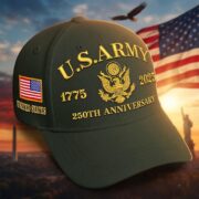 Premium Custom Name, Rank, Embroidered US Veterans Hats CPVC090701, 250th Anniversary, Gift For US Veterans, Veterans Day. - Image 2