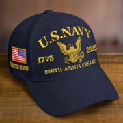 Premium Custom Name, Rank, Embroidered US Veterans Hats CPVC090701, 250th Anniversary, Gift For US Veterans, Veterans Day. - Image 6