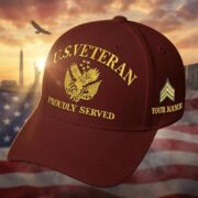 Premium Custom Name, Rank, Embroidered US Veterans Hats CPVC090701, 250th Anniversary, Gift For US Veterans, Veterans Day. - Image 19