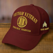 Premium Custom Name, Rank, Embroidered US Veterans Hats CPVC090701, 250th Anniversary, Gift For US Veterans, Veterans Day. - Image 21