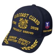 Premium Custom Name, Rank, Embroidered US Veterans Hats CPVC090702, 250th Anniversary, Gift For US Veterans, Gifts On Veterans Day. - Image 15