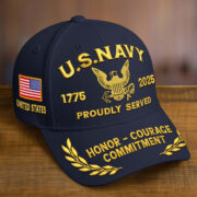 Premium Custom Name, Rank, Embroidered US Veterans Hats CPVC090702, 250th Anniversary, Gift For US Veterans, Gifts On Veterans Day. - Image 6