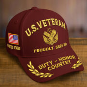 Premium Custom Name, Rank, Embroidered US Veterans Hats CPVC090702, 250th Anniversary, Gift For US Veterans, Gifts On Veterans Day. - Image 18