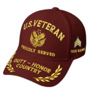 Premium Custom Name, Rank, Embroidered US Veterans Hats CPVC090702, 250th Anniversary, Gift For US Veterans, Gifts On Veterans Day. - Image 19