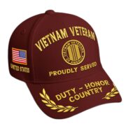Premium Custom Name, Rank, Embroidered US Veterans Hats CPVC090702, 250th Anniversary, Gift For US Veterans, Gifts On Veterans Day. - Image 20
