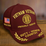 Premium Custom Name, Rank, Embroidered US Veterans Hats CPVC090702, 250th Anniversary, Gift For US Veterans, Gifts On Veterans Day. - Image 20