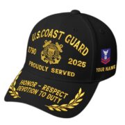 Premium Custom Name, Rank, Embroidered US Veterans Hats CPVC090704, 250th Anniversary, Gift For US Veterans, Gifts On Veterans Day. - Image 15