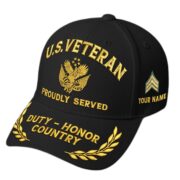 Premium Custom Name, Rank, Embroidered US Veterans Hats CPVC090704, 250th Anniversary, Gift For US Veterans, Gifts On Veterans Day. - Image 19